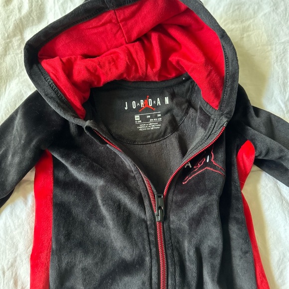 Suede Jordan Jumpsuit 3 months - Picture 2 of 2